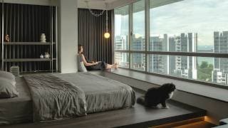 Inside A Stylish Minimalistic Open Home With An Amazing View | Singapore