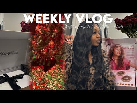 Vlog: New Year Habits + It's The Holiday Season + Christmas Gifts + Haul + Errands & More!