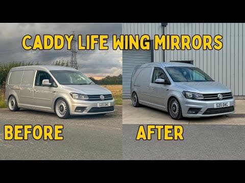 Caddy Life Mirrors -vw Caddy Maxi - Mini Camper Build - Episode 6