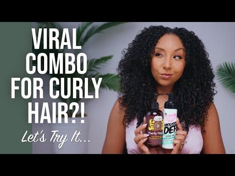 Viral Combo For Curly Hair? Let's Try It! Sally Beauty Finds | Biancareneetoday