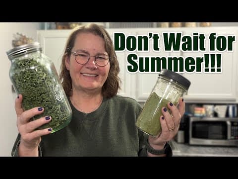 Yes, You Can Dehydrate In Winter! Let's Start With The Greens! (stop Freezing Them!)