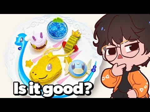 I Ate Everything New At The Pokemon Cafe!