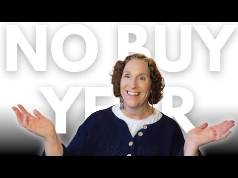 My No Buy Year #lowincome #singlemom