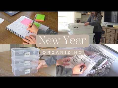 January Reset- New Year Home Organization Hacks: Decluttering & Simplifying