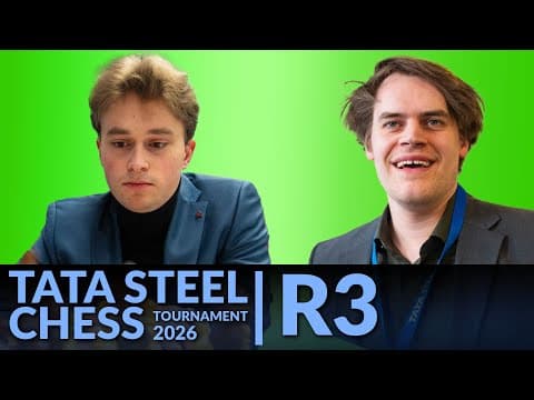 Schach Und Matt - Vincent Keymer Vs Matthias Blübaum | Tata Steel Masters Round 3