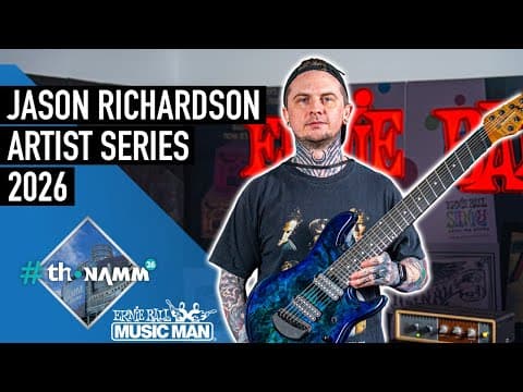 New Jason Richardson Music Man Signature Guitars | All That Remains | #thonamm26