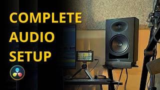 My Complete Davinci Resolve Audio Setup: Gear, Settings & Pro Tips
