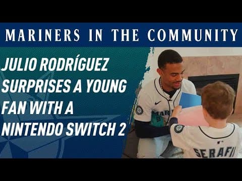Heartwarming: Julio Rodríguez Surprises A Young Mariners Fan With A Nintendo Switch 2