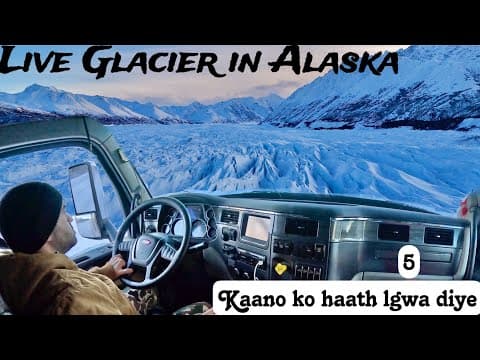 Deadliest Roads Of Alaska Through Glacier | Solo Trucking Winnipeg To Anchorage | 691