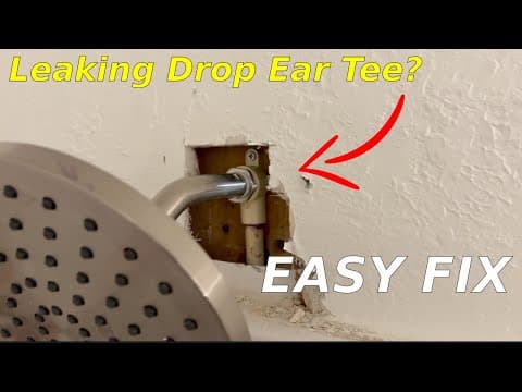 How to FIX a leak in the shower Drop Ear Tee | Step by Step