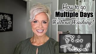 Pixie Cut Styling | Multiple Days Without Washing