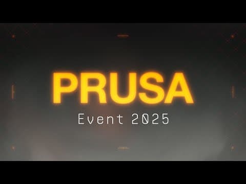 Prusa Day - October 2025 - Full Keynote