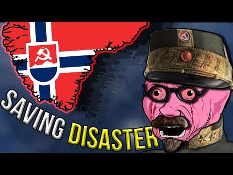 Disaster Save- Greenland Defeats Germany With No Cores, No Factories & No Army! |hearts Of Iron 4|