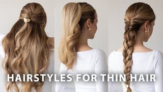Hairstyles For Thin Hair ❤️ Easy Tips To Instantly Make Hair Look Thicker