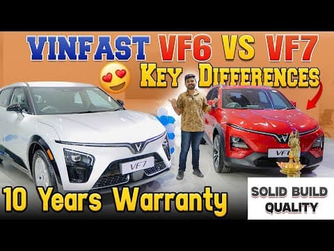 Which Car To Buy In Vinfast Lineup? | Vinfast Vf6 Vs Vf7 | Electric Vehicles India