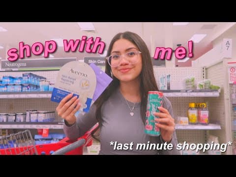 Last Minute Shopping Vlog *target, Sephora, Etc*
