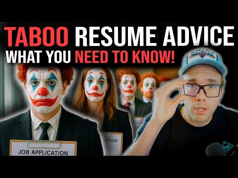 Taboo Resume Advice - What You Need To Know!