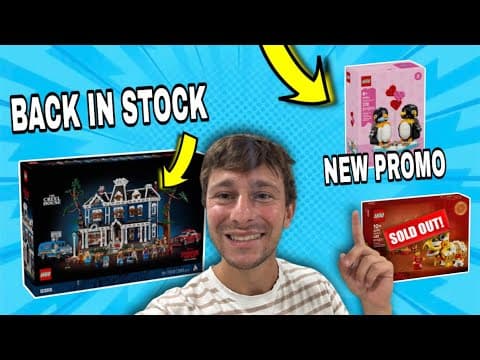 Sold Out Lego Sets Back In Stock & New Promo Coming!