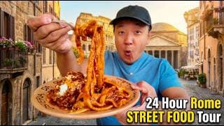 24 Hour Italian Street Food Tour In Rome Italy |  Best Eats & Hidden Local Gems