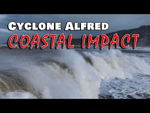 Cyclone Alfred Impacts Queensland Coastline - 2 March, 2025