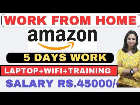 Amazon Work From Home 2025|no Call/no Sale| Online Jobs 2025|amazon Work From Home|