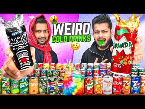 I Tried Every Weird Cold-drink ft. @Aashqeen1