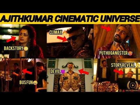 "good Bad Ugly Trailer Breakdown Details"🔥l Ajithkumar🔥l Adhik Ravichandran🔥l By Delite Cinemas 💫