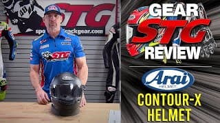 Arai Contour X Motorcycle Helmet Review From Sportbiketrackgear.com