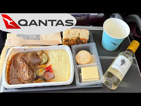 Qantas Feed You So Much On Their International Economy Class (sydney To Auckland) 😋