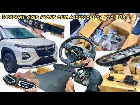 Maruti Fronx Complete Sale Upto 80% Off ✅ Fronx Oem Accessories Sale With Prices