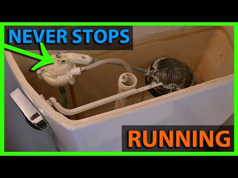 Toilet Keeps Running! How To Install A New Toilet Fill Valve