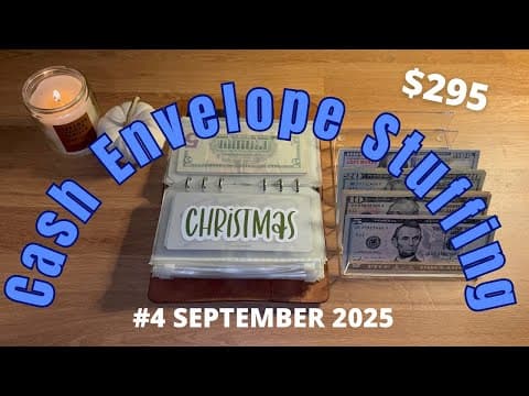 Last Cash Stuffing Of September 2025 // Weekly Budget