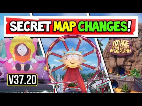 Every Fortnite New Map Changes & Easter Eggs In The South Park Update!