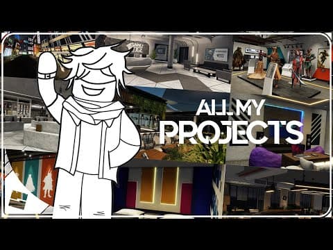 Showcasing All My College Projects Made With Roblox Studio