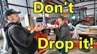 Don't Drop It!! Huge Shop Upgrade Today | Installing Giant 18 Foot Fan!