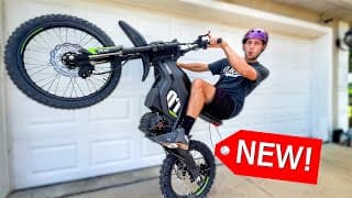 New Electric Dirt Bike Wheelies So Good!