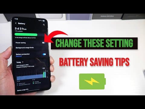 Samsung Galaxy Battery Saving Tips (2026) – Make It Last All Day!