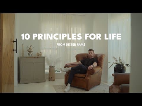 10 Principles For Life From Product Design