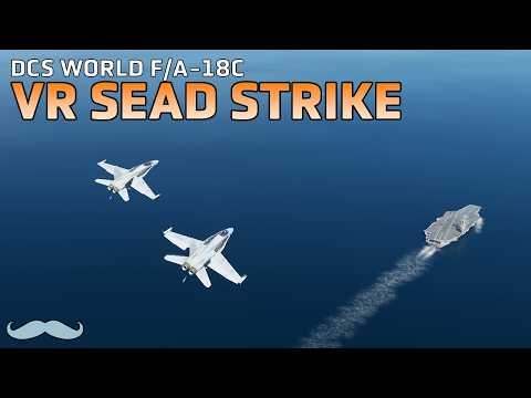 Vr Made This Deep Strike Sead Mission So Immersive! | Dcs World F/a-18c 4k Gameplay