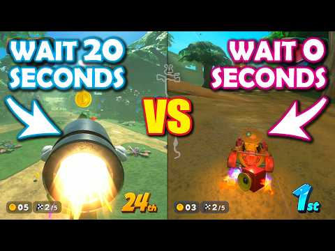 Mario Kart World - What's Better? Wait 20 Seconds Or Start Right Away?