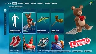 🔴*new* Fortnite Bear Force One Item Shop Out Now November 17! (chapter 6 Live)