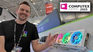 Upein Rgb-valaistu Radeon Rx 9060 Xt? | Asrock @ Computex 2025