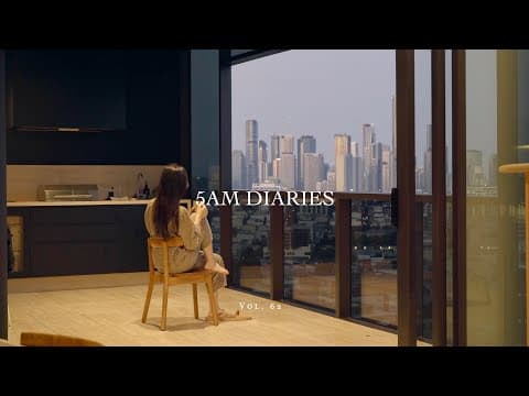 5am Diaries | Relaxing Morning Baking Ham And Cheese Bread 🍞| Cleaning The Home Before Travelling