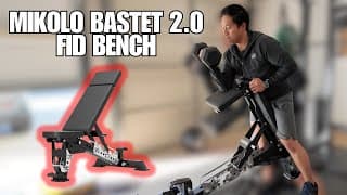 Mikolo Bastet 2.0 Fid Bench With Adjustable Headrest!