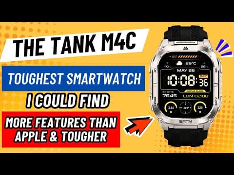 Tank M4c Toughest Smartwatch For Outdoor Enthusiast And Diyers Better Than Apple Smartwatch