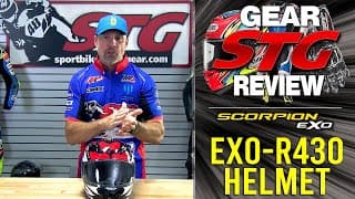 Scorpion Exo-r430 Motorcycle Helmet Review From Sportbiketrackgear.com