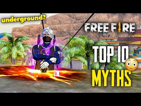 Top 10 Mythbusters In Freefire Battleground | Freefire Myths #300