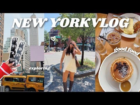 A Wknd In New York Vlog: Exploring, Good Food, Coffee + Shopping