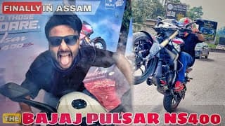 Finally Pulsar Ns400 Agaya Assam Meh Wow 🤩