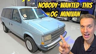 I Saved The World's First Minivan From The Junkyard (bought For $300) And It's Better Than You Think